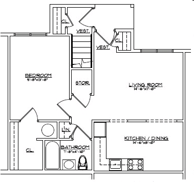 1HAB/1BA - Devon Woods