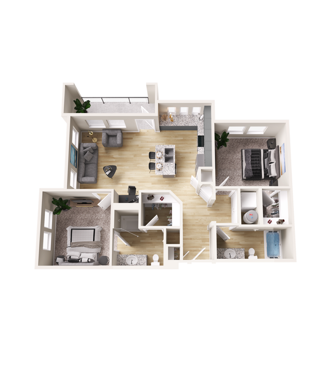 Two Bedroom Apartment in Greenville, TX with walk-in closets - Aspire at Greenville