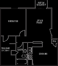 1HAB/1BA - Glen Arbor Apartments