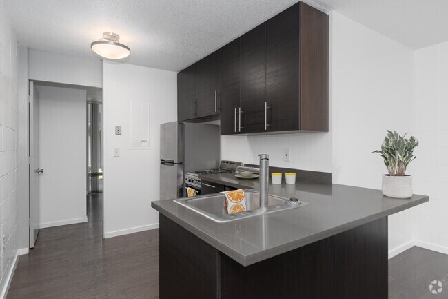 1 habitación, 1 baño - 518 pies cuadrados - Cocina - Milan Apartments