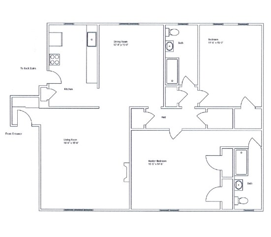 Plano de planta - Claremont