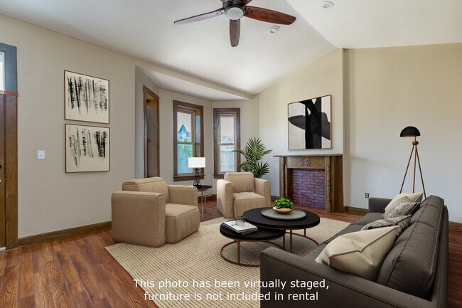Here's an idea of how it would look with your furniture - 5024 Cates Ave