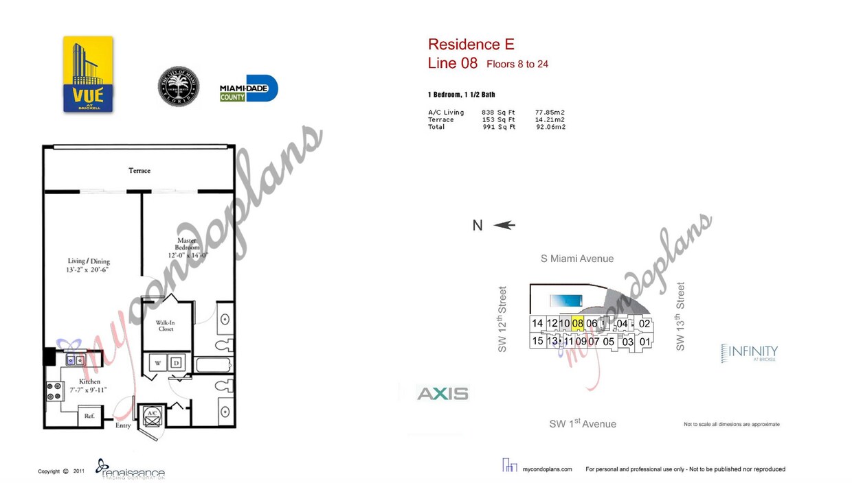 Foto principal - The Vue 1/1 For rent