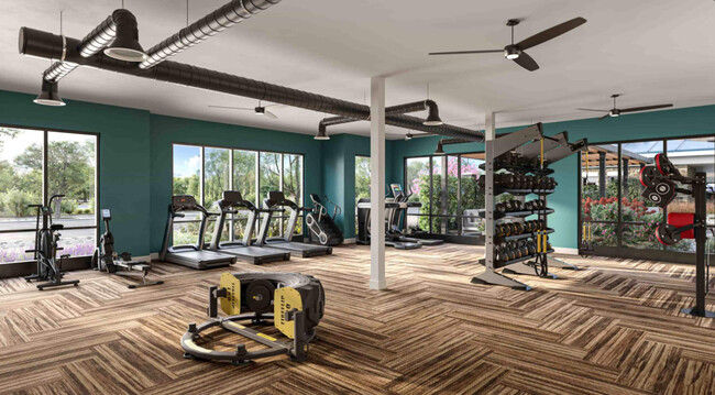 Gimnasio | The Lofts en Knightdale Station - Lofts at Knightdale Station