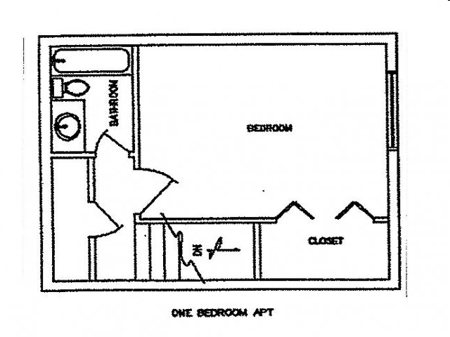 1BR/1BA - Cypress Manor