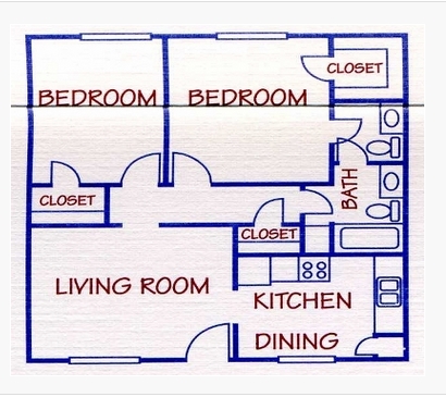 2BR/1.5BA - Park Creek Manor Apartments