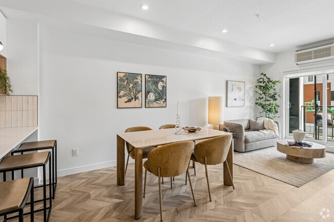 1BR, 1BA - Cedar - 634SF - Dining Room - Edgeway Phase 2