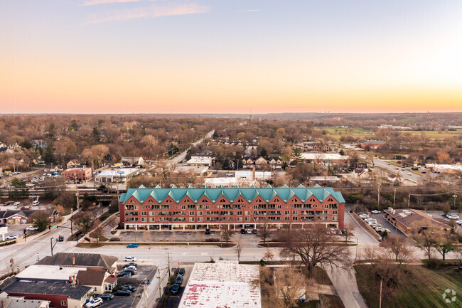 Aerial Photo - Lisle Town Centre