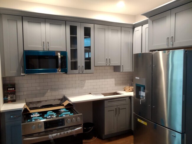 2w kitchen in progress - 1954 W Berteau Ave