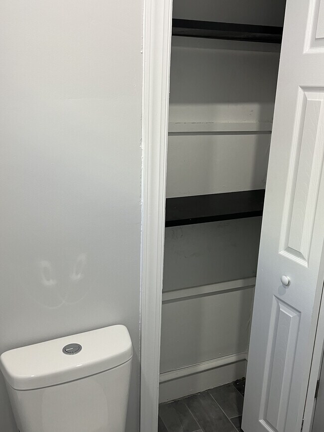 bathroom closet - 5143 Catharine St