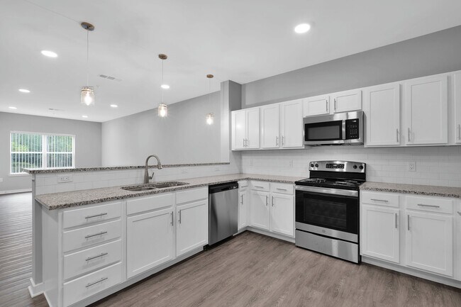En el interior de los apartamentos de 2 habitaciones - Cocina - Saddle Brook Landings
