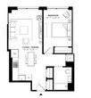 1 Bedroom, 1 Bath- hsr-1x1V