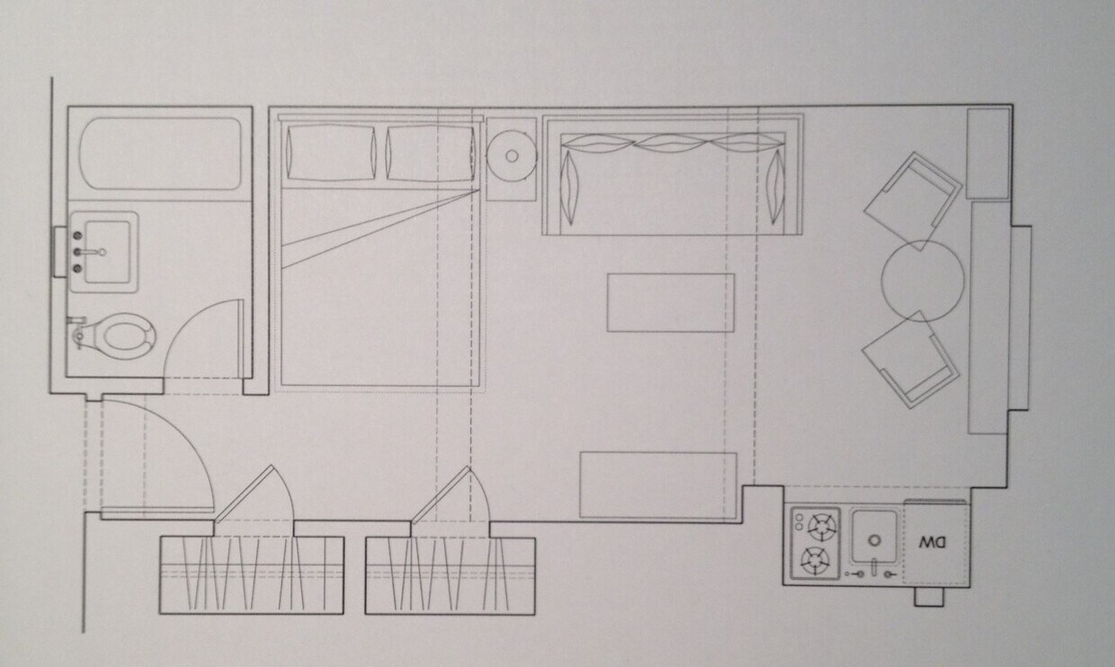 Furniture for scale - 5 Tudor City Pl