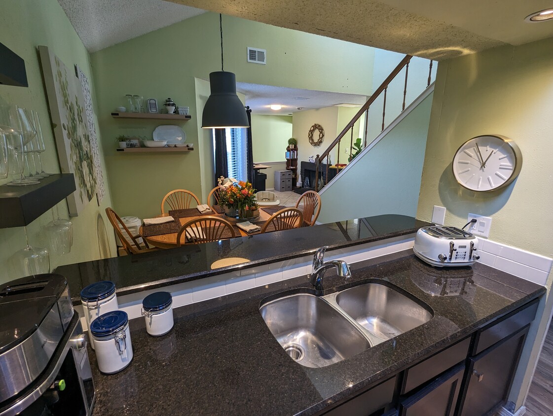 View from Kitchen - 5616 Preston Oaks Rd