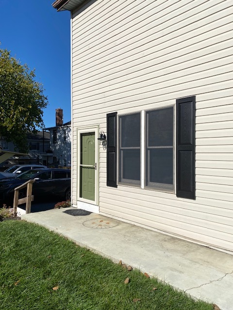 front door to #3 - 120 E 8th St