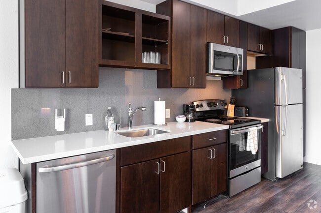 Studio - 455SF - Kitchen - The Overture