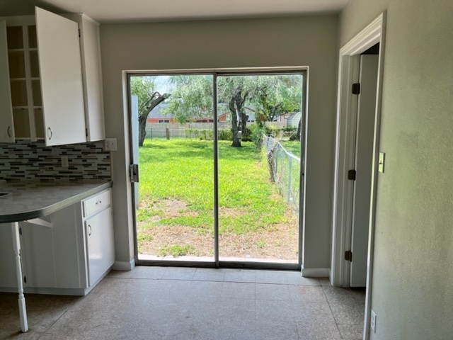 Backyard view from inside unit - 1804 Rio Hondo Rd