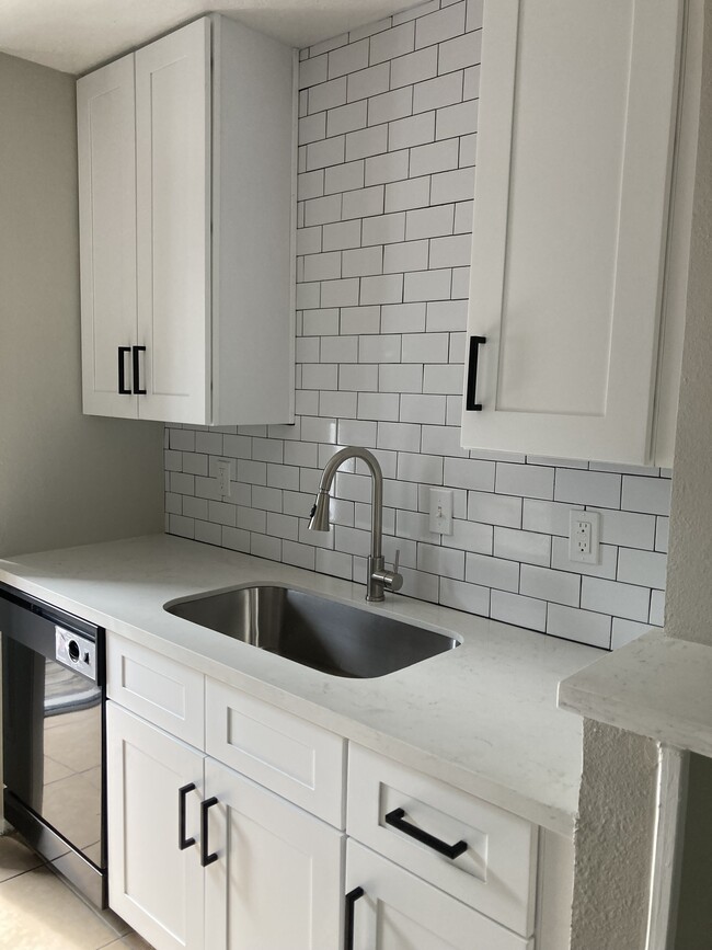 Subway Tile Back Splash - Campbell Grove Apartments