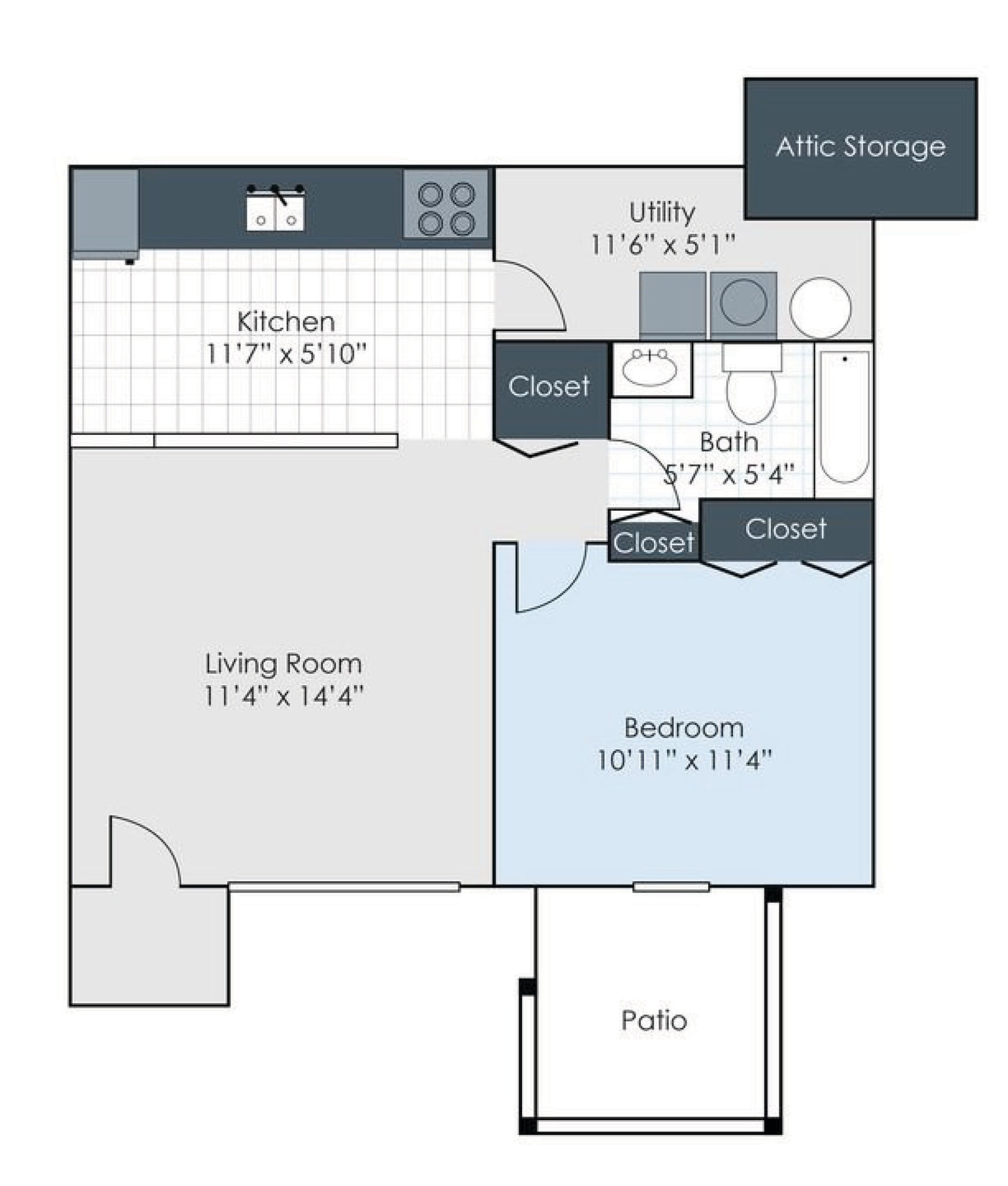 Woodbine Apartments – One Bedroom/One Bath