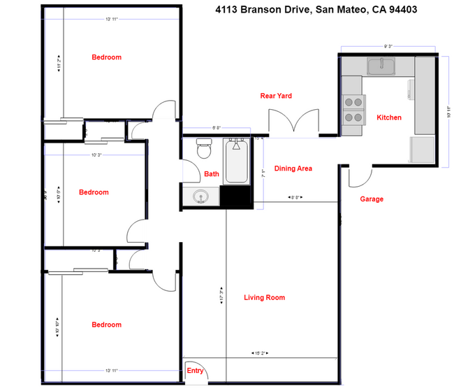Building Photo - Lovely 3 Bedroom, 1 Bath Home