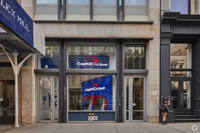 Capital One Entrance - 501 Broadway