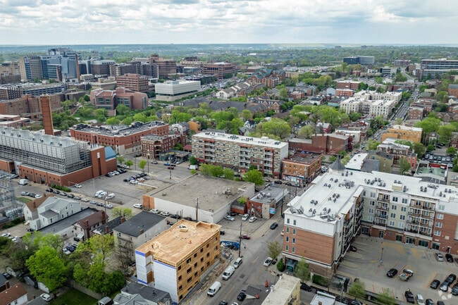 Aerial Photo - Vine Street Flats