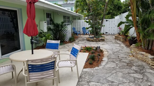 Large fenced-in backyard. - 406 Venetian Dr