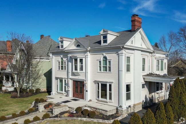 Gorgeous historic homes line Main Street in downtown Findlay.