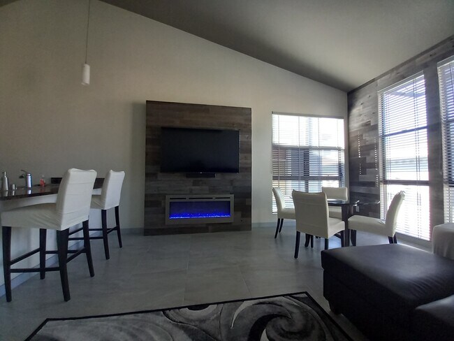 Simulated Fireplace - 777 6th Ave