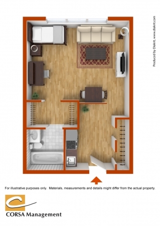 Estudio - 312 Park Avenue Apartments