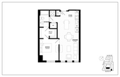 1 Bed 1 Bath A06