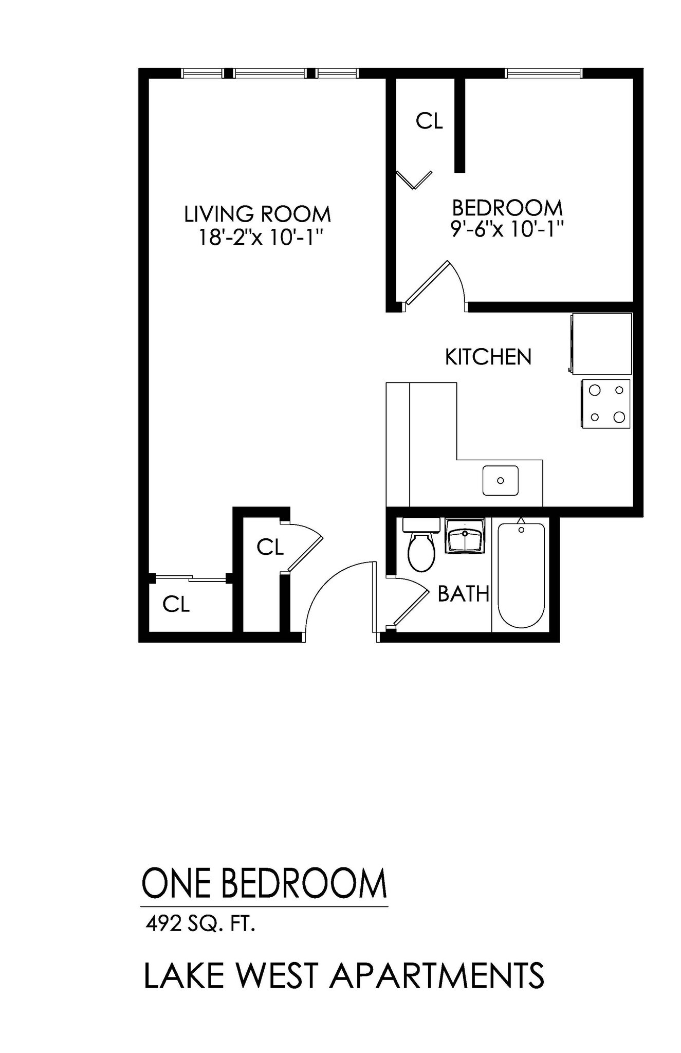 Parkway Manor Apartments – 1 Bedroom