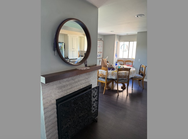 Fire Place and dining area - 802 Kalpati Cir