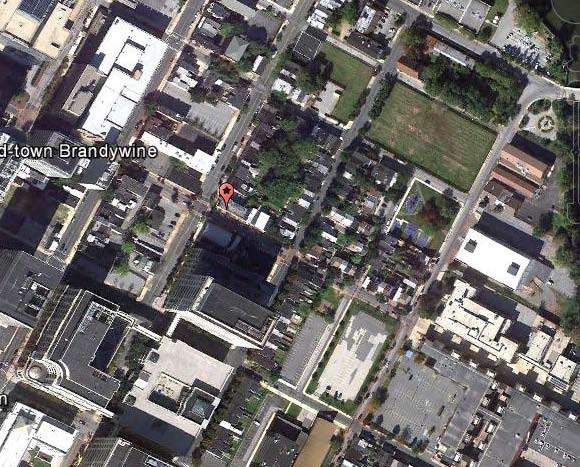 Aerial Photo - 1300-1302 N French St