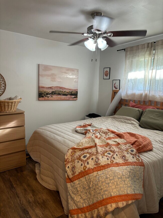 Bedroom - there is no longer a window unit AC, as there is centralized AC - 219 W 12 Mile Rd