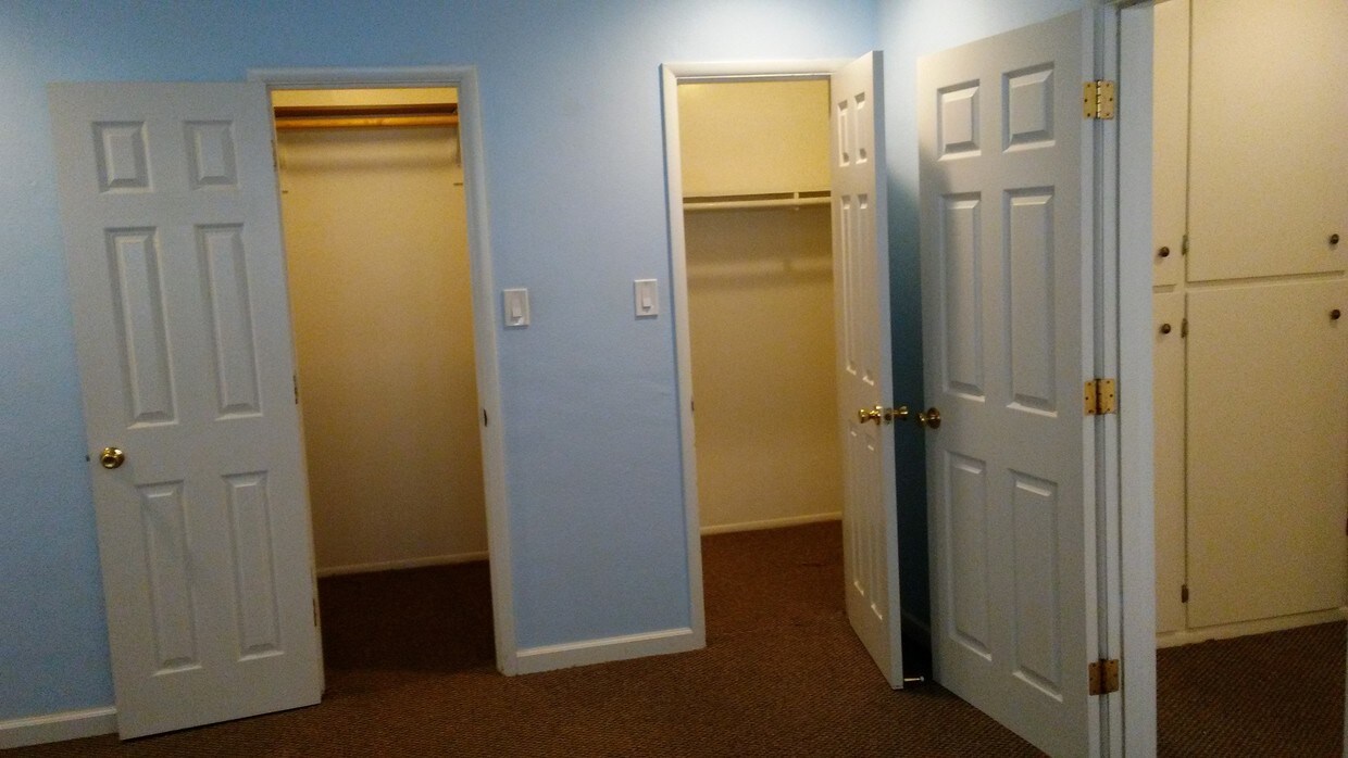Two closets in bedroom - 438 Cedar Ave