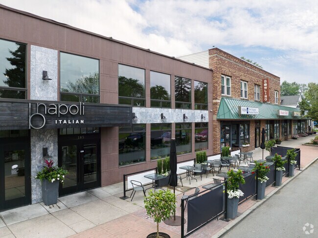 Restaurants and shops are scattered throughout West Springfield.