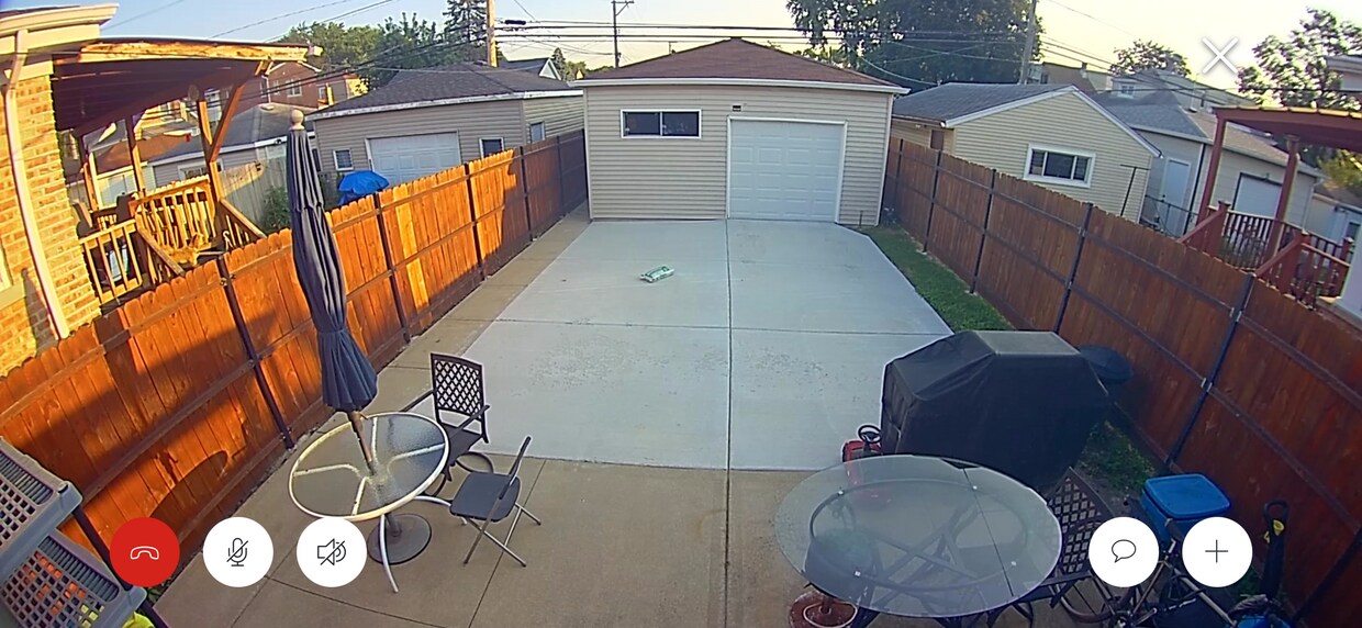 2 car garage with a party door that opens up to a spacious backyard for lounge or extra car space. - 6230 W Foster Ave