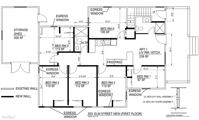 6 br, 2 bath - 503 Elm St Apt 1 #1 - 6 br, 2 bath  - 503 Elm St Apt 1 #1