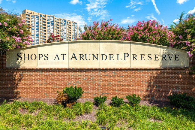 Arundel Preserve is a mixed-use neighborhood that includes a shopping plaza