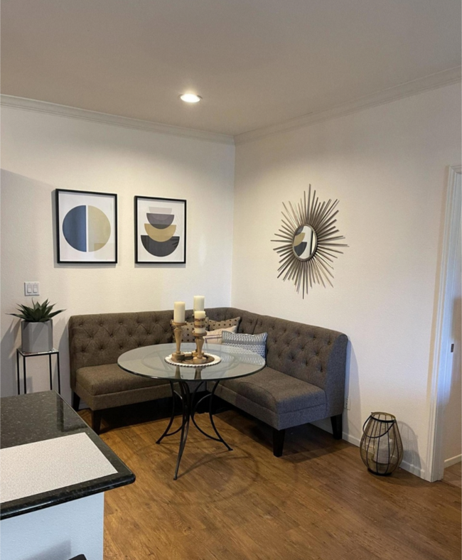 Dining room off living room and kitchen - 7009 E Acoma Dr
