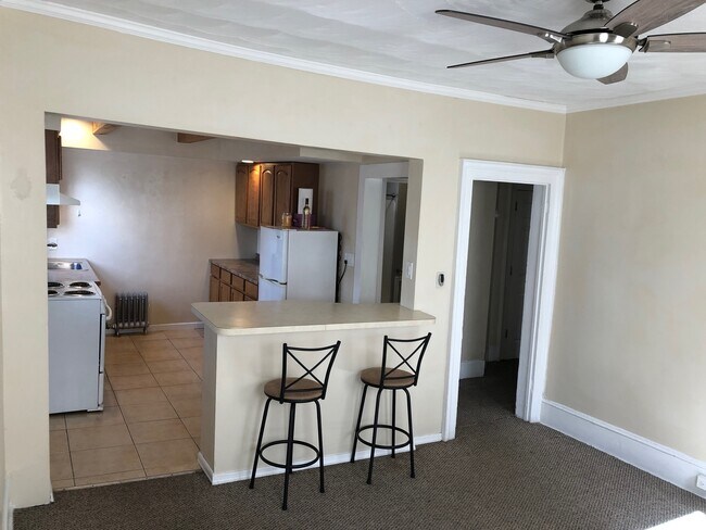 Laptop/dining countertop - USB charger in wall - 328 Pittston Ave