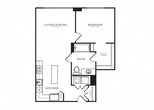 1 Bed/1 Bath-B6.1