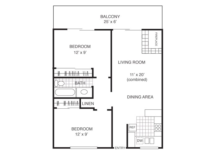 Residence 1 - 1901 Shoreline Apartments