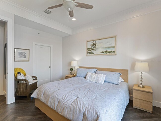 Main bedroom. King bed - 750 N Tamiami Trl