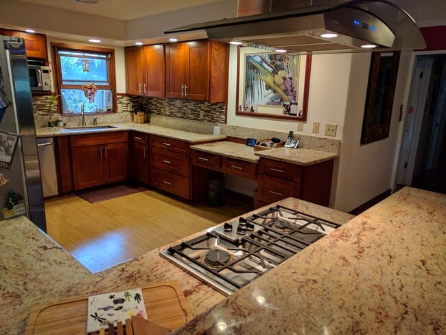 Gas stove top. - 1311 Manu Mele Street