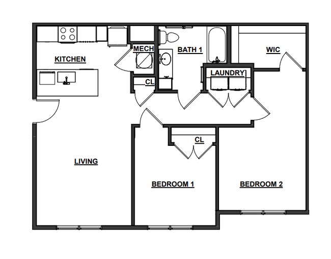 Plano de planta - Reserve at Spencer