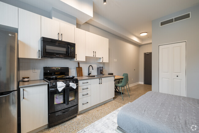 Studio, 1BA - 291SF - Cuisine - ALMA Sandy Hill