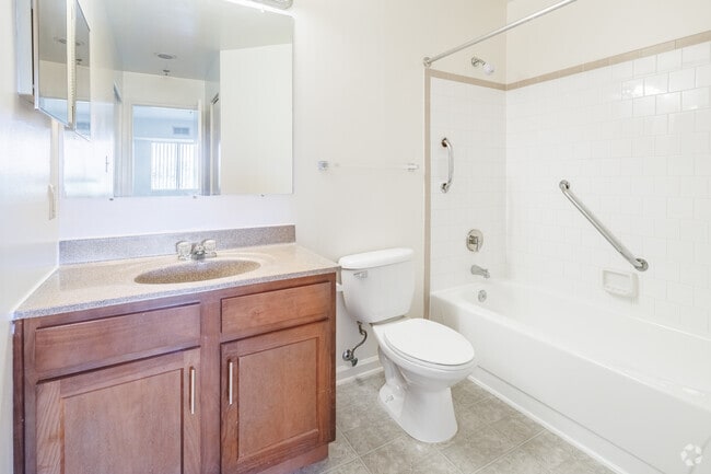 2 BR, 2 BA - With Balcony - 1,000 SF - Bathroom - Merion