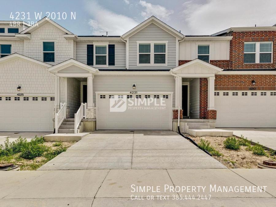 4231 W 2010 N, Eagle Mountain, UT 84043 Townhome Rentals in Eagle Mountain UT